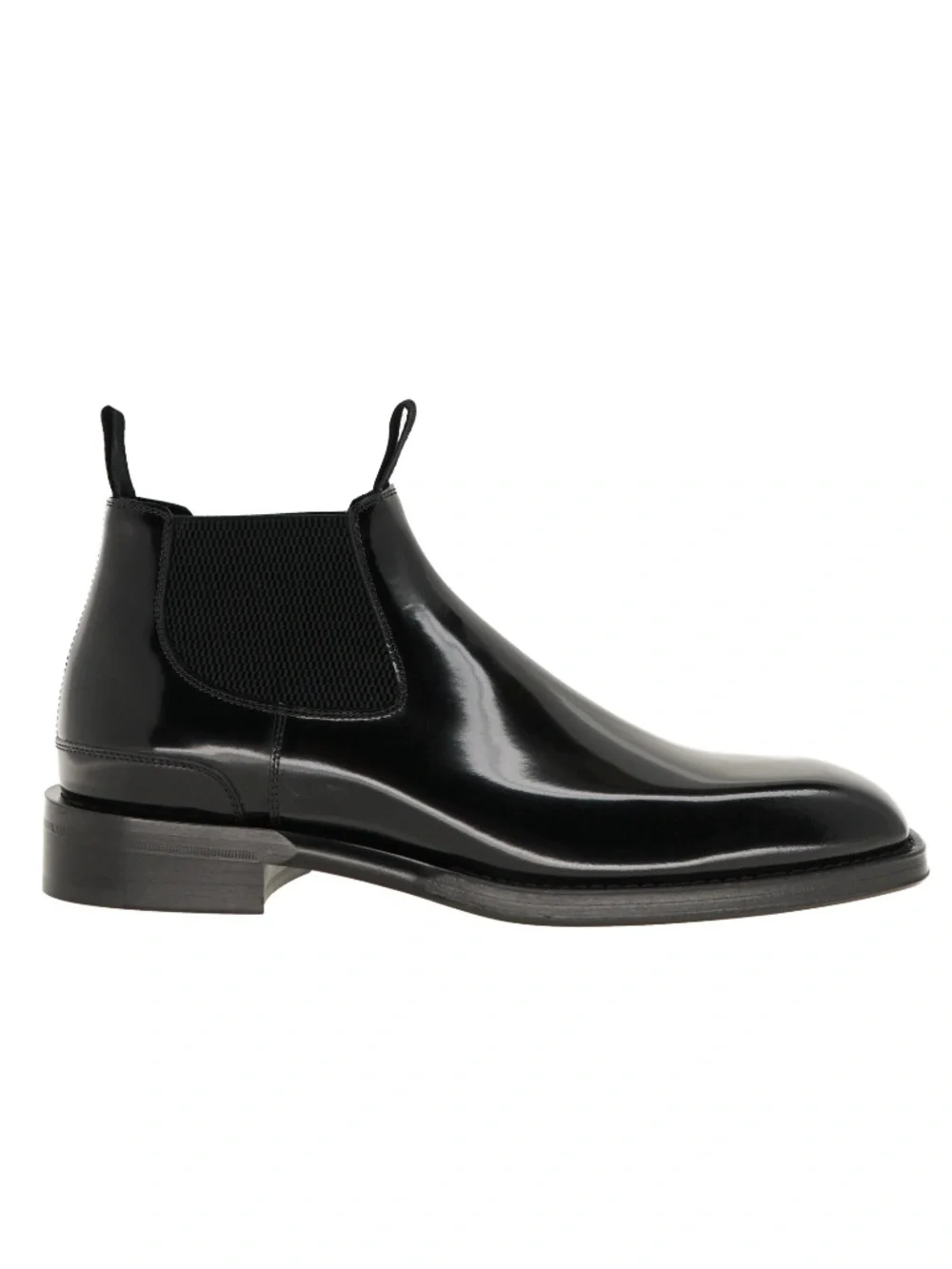 Burberry Bloomsbury Chelsea Boots Black Leather Size 43 New